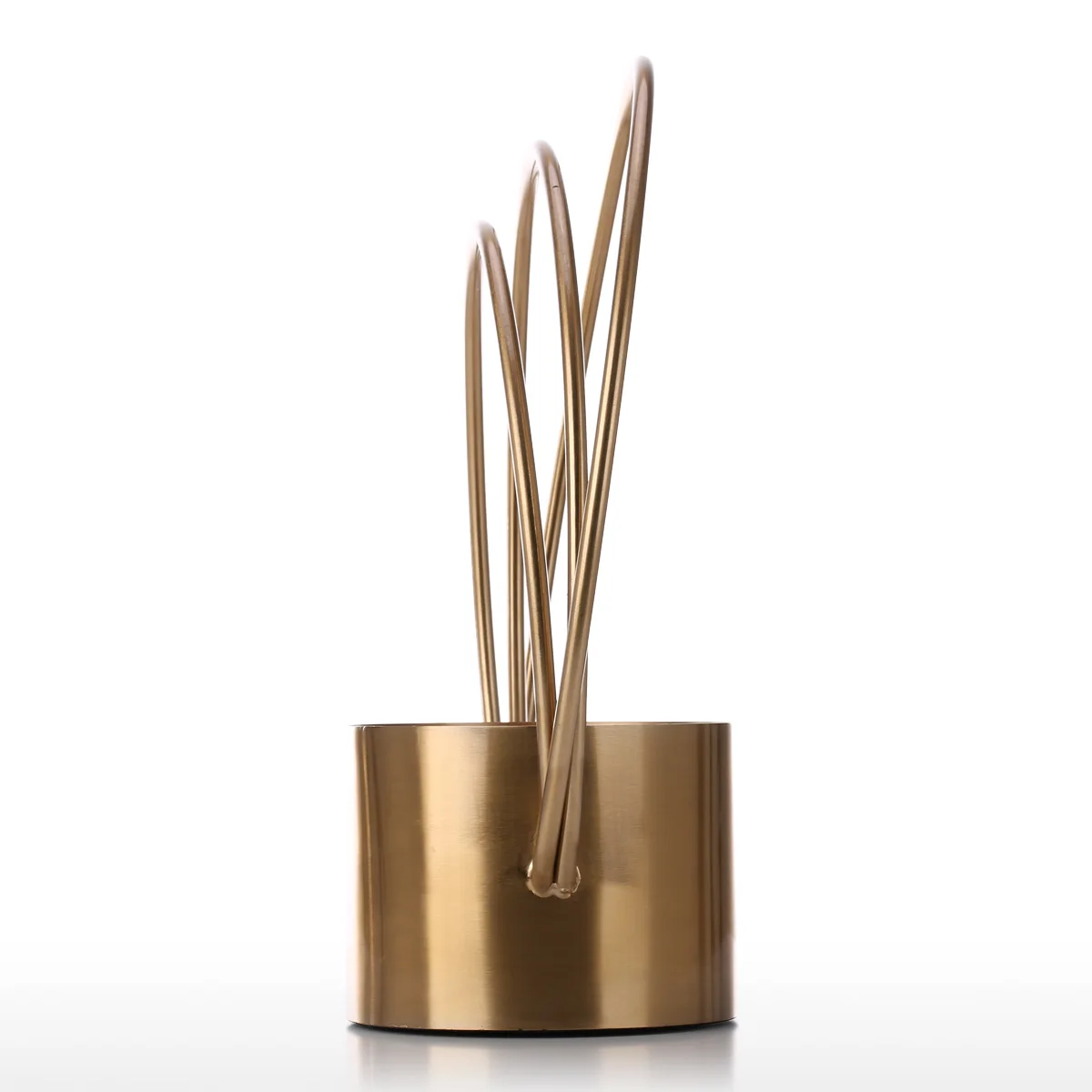 Tooast цветочный горшок металлический орнамент цилиндрической формы ваза с ручкой