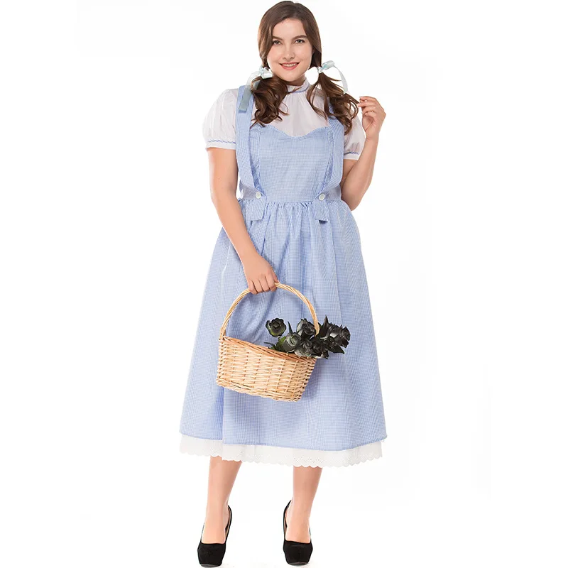 

Big / Plus Size lovely Oktoberfest Cosplay Costume for Women Adult Carnival Purim Dress Costume for Halloween party