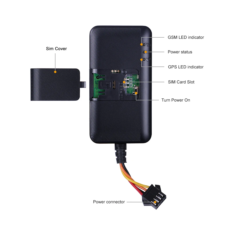 Автомобильный gps трекер 7 5 90 в tele отключение бензинового питания мини GPS