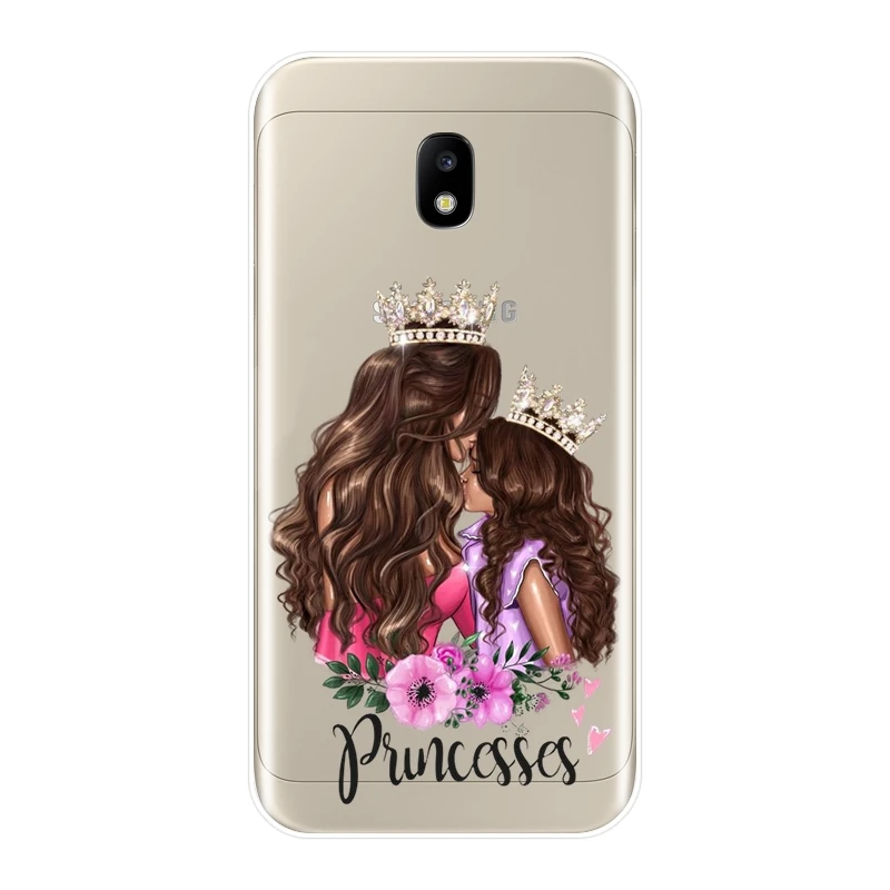 ТПУ чехол для samsung Galaxy J2 J5 J7 Prime J3 J5 J7 для маленьких девочек Для женщин мама обложка чехол для samsung J4 J6 J8 плюс Чехол