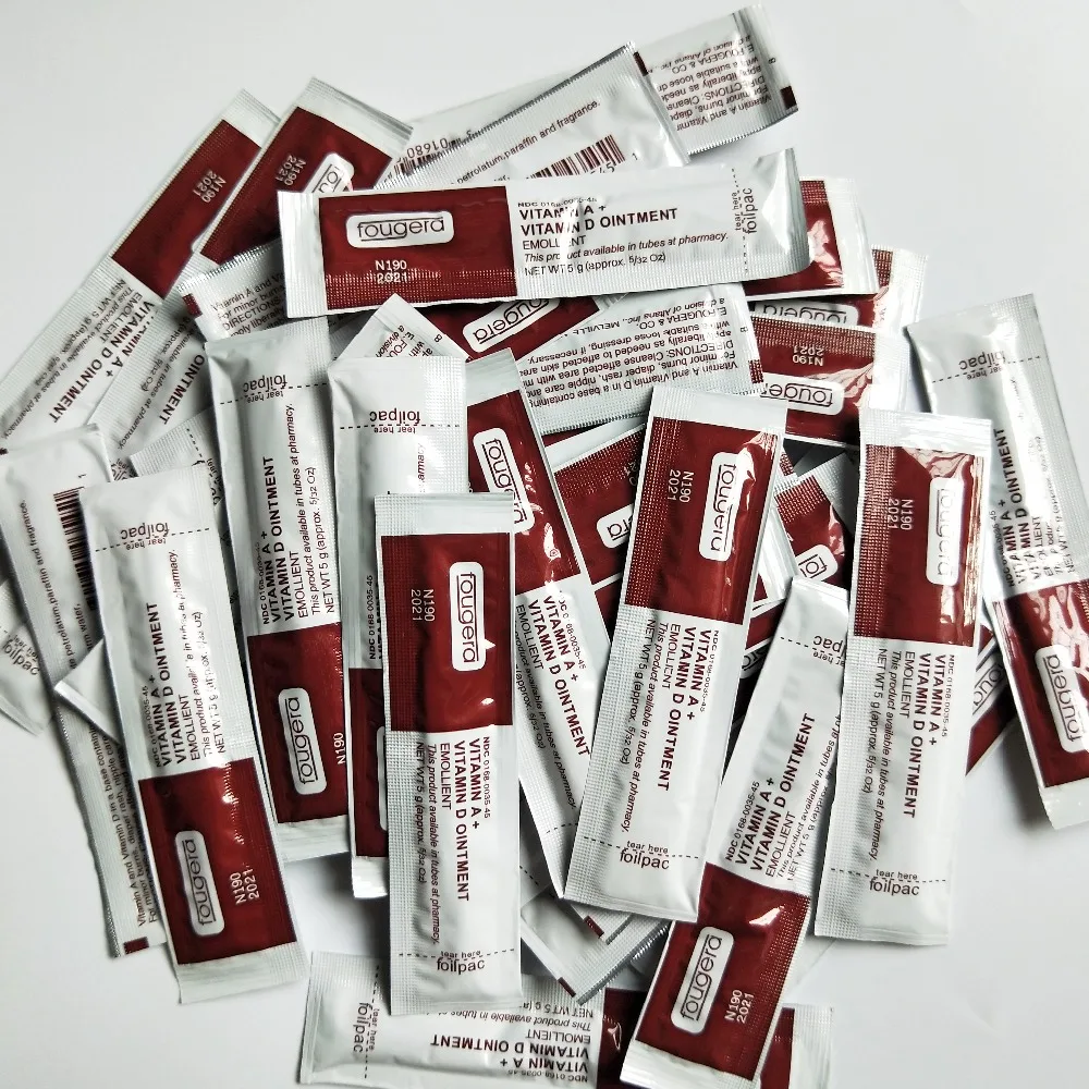 

50pcs/lot Vitamin A&D Emollient Ointment Tattoo Aftercare & Recovery Cream for Permanent Makeup