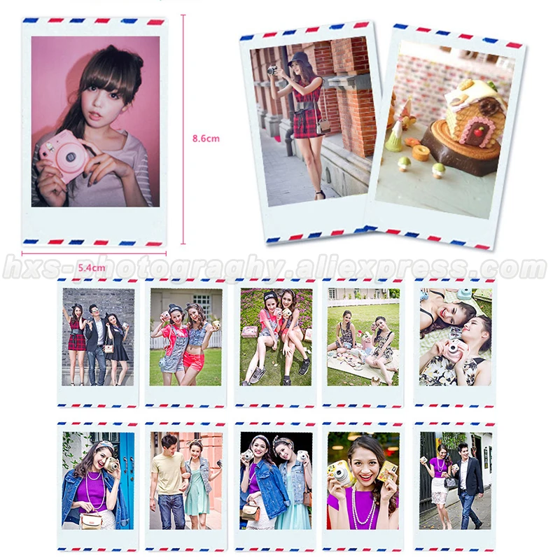 Полоса + Радуга Авиапочта 30 листов Fujifilm Instax Mini пленка для Fuji 9 8 7s 90 70 25 мгновенных