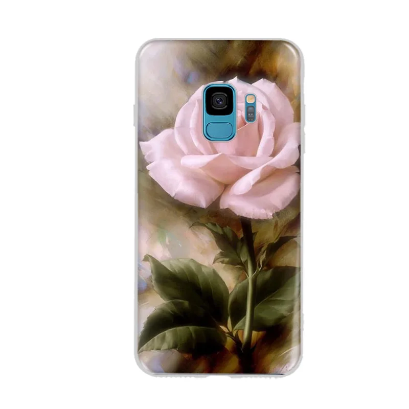 Мягкий силиконовый чехол для Samsung Galaxy S9 Plus J4 J6 J8 2018 Note 9 защитный из ТПУ с рисунком |