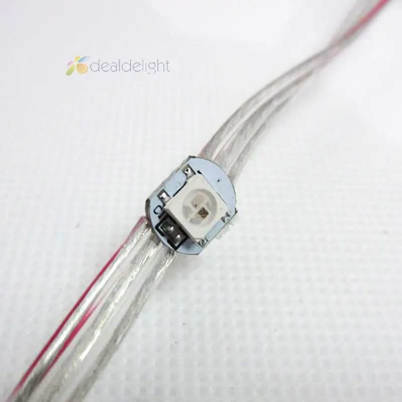 Предварительно проводной светодиодный чип WS2812B с радиатором индивидуально