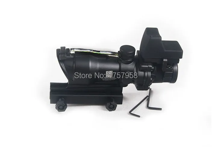 Призматический оптический прицел Trijicon ACOG 4x32 реальное волокно + миниатюрный с