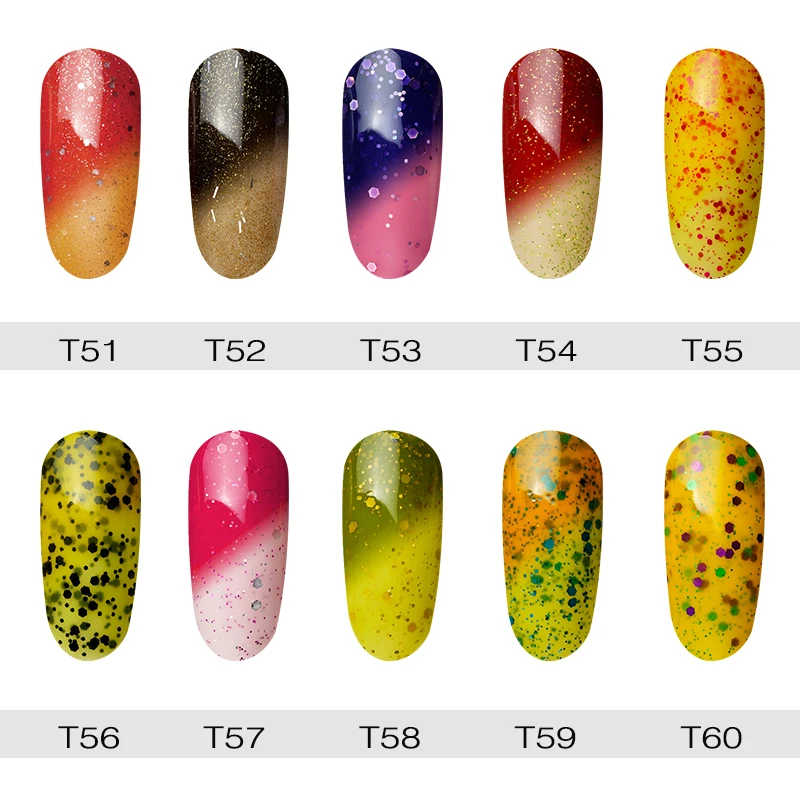 Nailwind 7 мл t31-60 Цвет Температура изменение Хамелеон серии полупостоянных Soak Off Gel