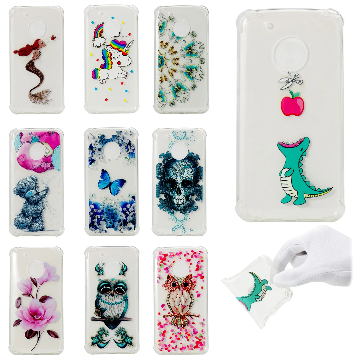For Hoesje Motorola Moto G5 Case Silicone Soft Ultra Thin Phone Cases Plus TPU Transparent Back Cover |