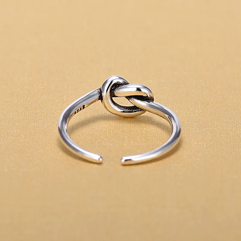 Женские открытые кольца из серебра 925 пробы винтажные аксессуары подарок подруге