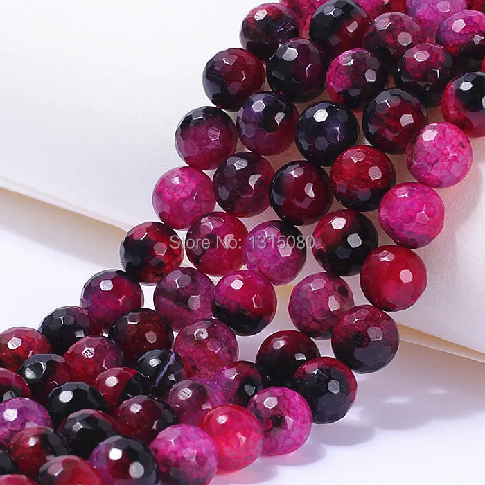 

10mm Natural Faceted Stone Beads Loose Beads For DIY Jewelry Findings 75Pcs/lot