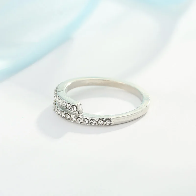 SEIALOY Dropshipping Fashion Meteor Flash Zircon Brands Rings For Women girl Friendship Memorial Jewelry Ring Gift | Украшения и