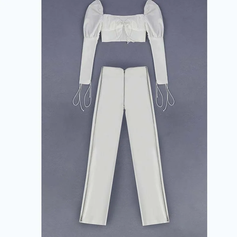 Женские комплекты ERDAOBEN из 2 предметов Сексуальные облегающие Клубные вечерние