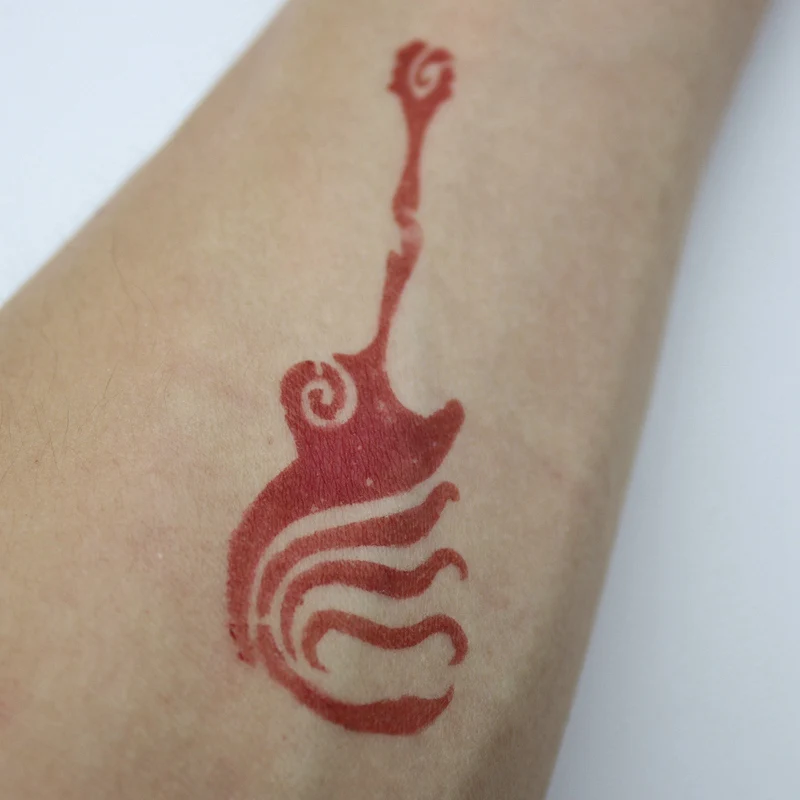 10 шт. трафареты для татуировок с маленькими цветами женщин девочек детей рисунок