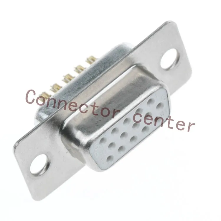 

High Quality D-SUB DB Connector 15PIN 3-ROW Female Gold Planted 2U VGA DSUB