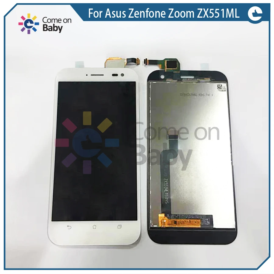 Для Asus Zenfone Zoom ZX551ML ЖК-дисплей + сенсорный экран дигитайзер высокого качества в