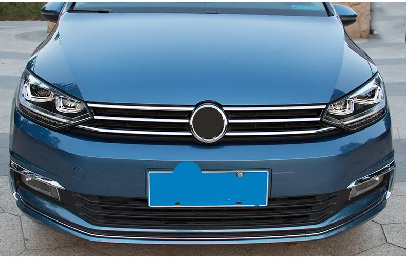 Декоративная Защитная передняя противотуманная фара для бровей для Volkswagen Touran L CA128