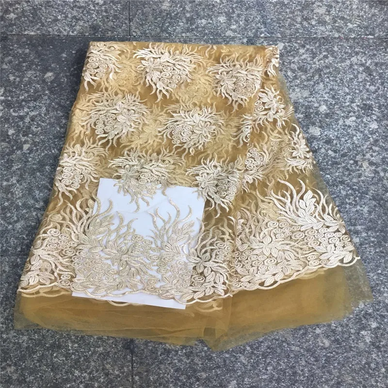 Женское фатиновое платье Aso Ebi кружевное из фатина с вышивкой во французском