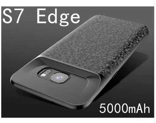 Samsung S7 edge Leioua 4700 мАч для Galaxy S7 тонкое зарядное устройство для телефона мягкий силиконовый чехол 5000 мАч для samsung S7 Edge Внешний чехол - Цвет: Samsung S7 edge