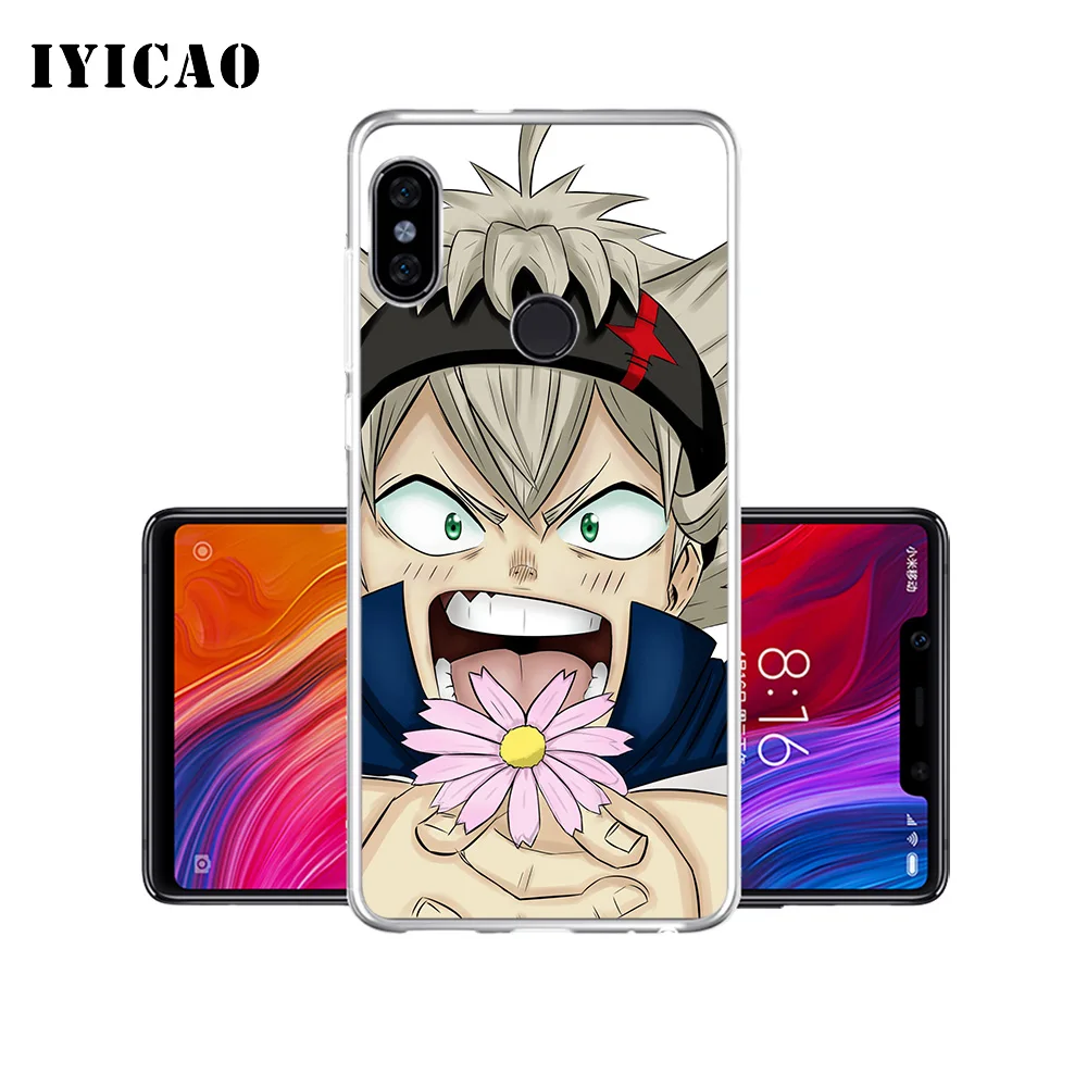 Мягкий силиконовый чехол IYICAO для телефона Xiaomi Mi 9 8 SE 6 A1 A2 Lite F1 MIX2S MIX3 из ТПУ с черным