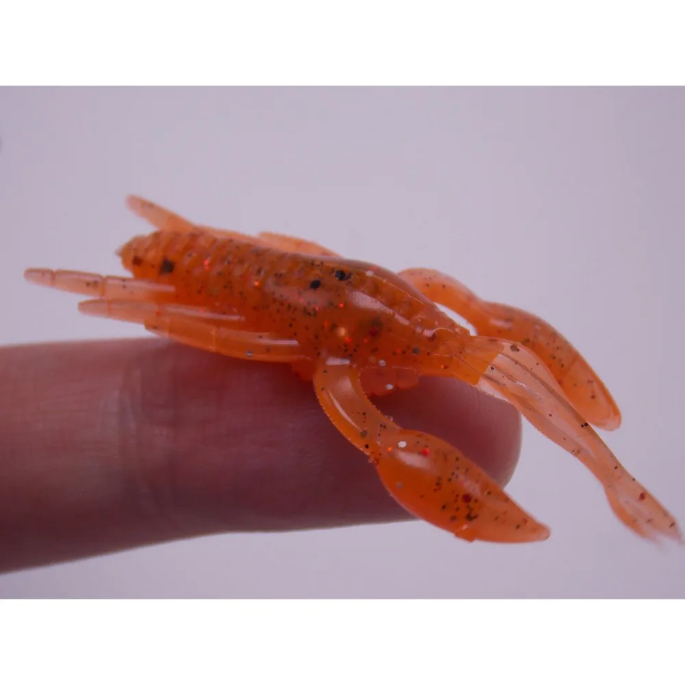 Плавающие мягкие маленькие медленно тонущие раки невесомые Texas Rig weedless
