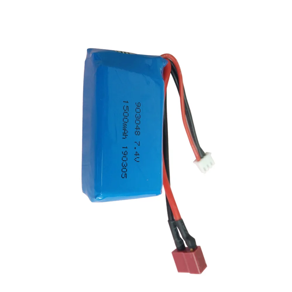 Большая емкость Lipo батареи 7 4 V 1500mah для Wltoys A959 B A969 A979 RC автомобилей запчасти