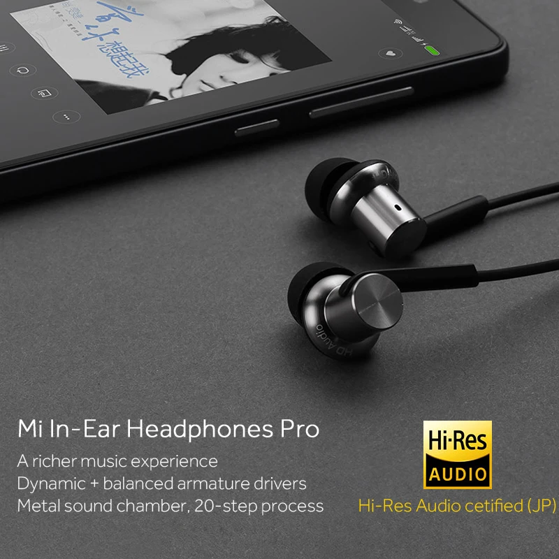 Оригинальные гибридные наушники Xiaomi | Hybrid Pro Mi In Ear Наушники Piston с микрофоном для