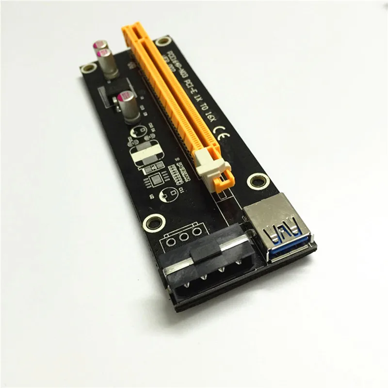 60 см USB 3.0 PCI E эспрессо 1x a 16x Райзер удлинитель картао адаптер питания SATA кабель с