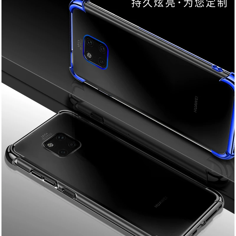 Чехол для HUAWEI mate 20 pro мягкий прозрачный чехол из ТПУ mate20 задней панели|Бамперы| |