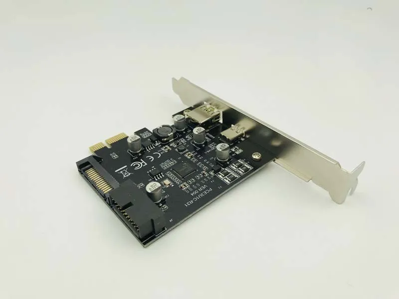 Плата расширения USB плата PCIE Sata/PCIE адаптер USB3 3 1 PCI E C 2.4A компьютерные карты