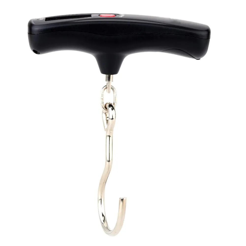 Портативные электронные весы цифровой безмен с ЖК дисплеем и синей подсветкой