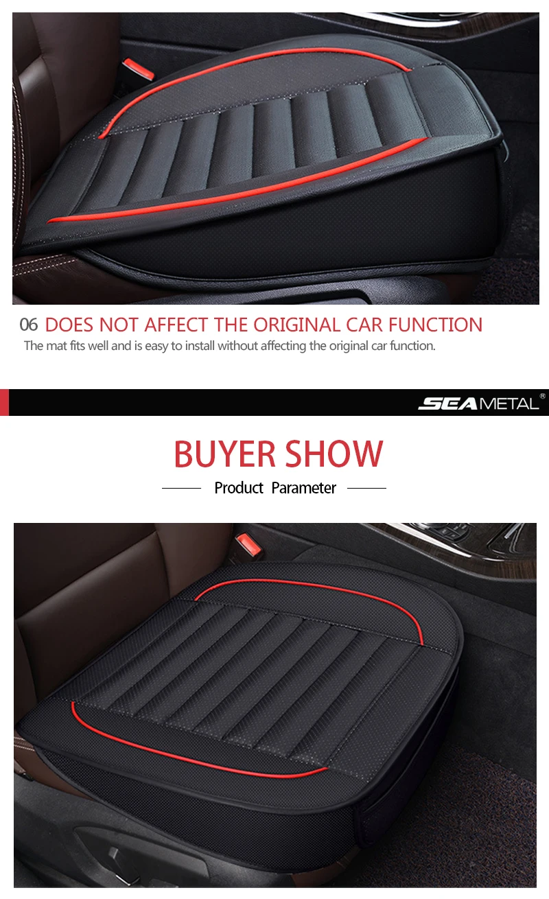 Automobiles Seat Cover Interior Auto Accessories PU Leather Car Seat Cover Four Seasons Universal Protector Seats Cushion Sets