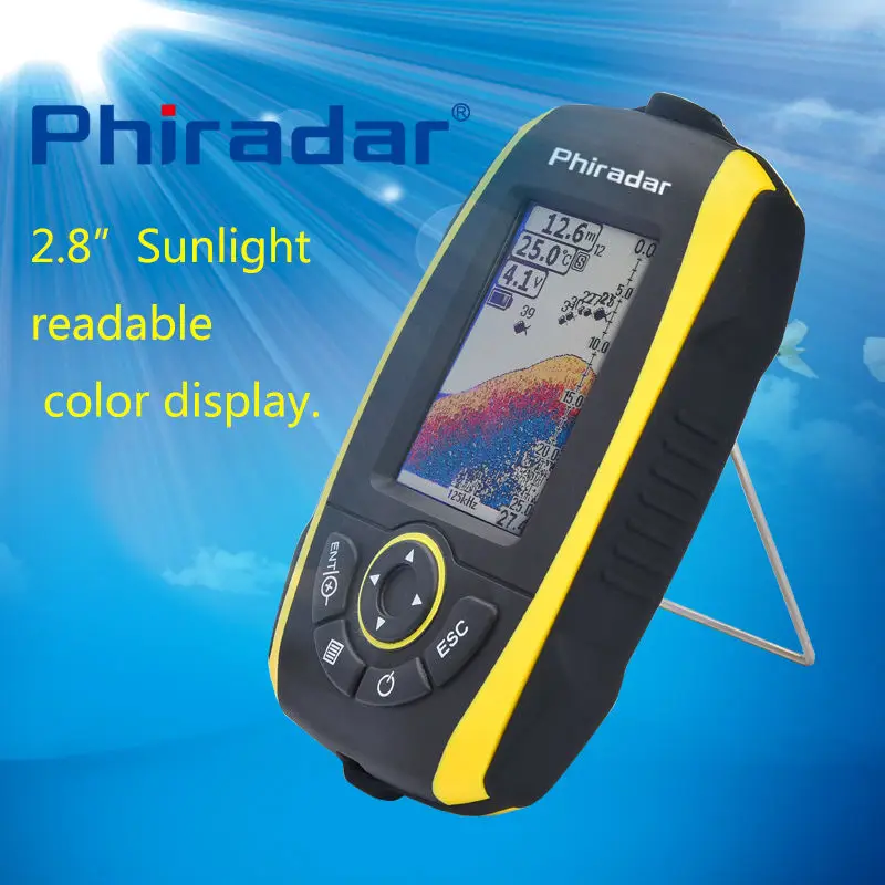 Эхолот-рыболокатор Phiradar 2 8 дюйма портативный беспроводной эхолот
