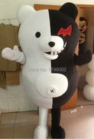dangan ronpa dangan ronpa mono kuma blackwhite bear cosplay costume black and white bear mascot costume free shipping