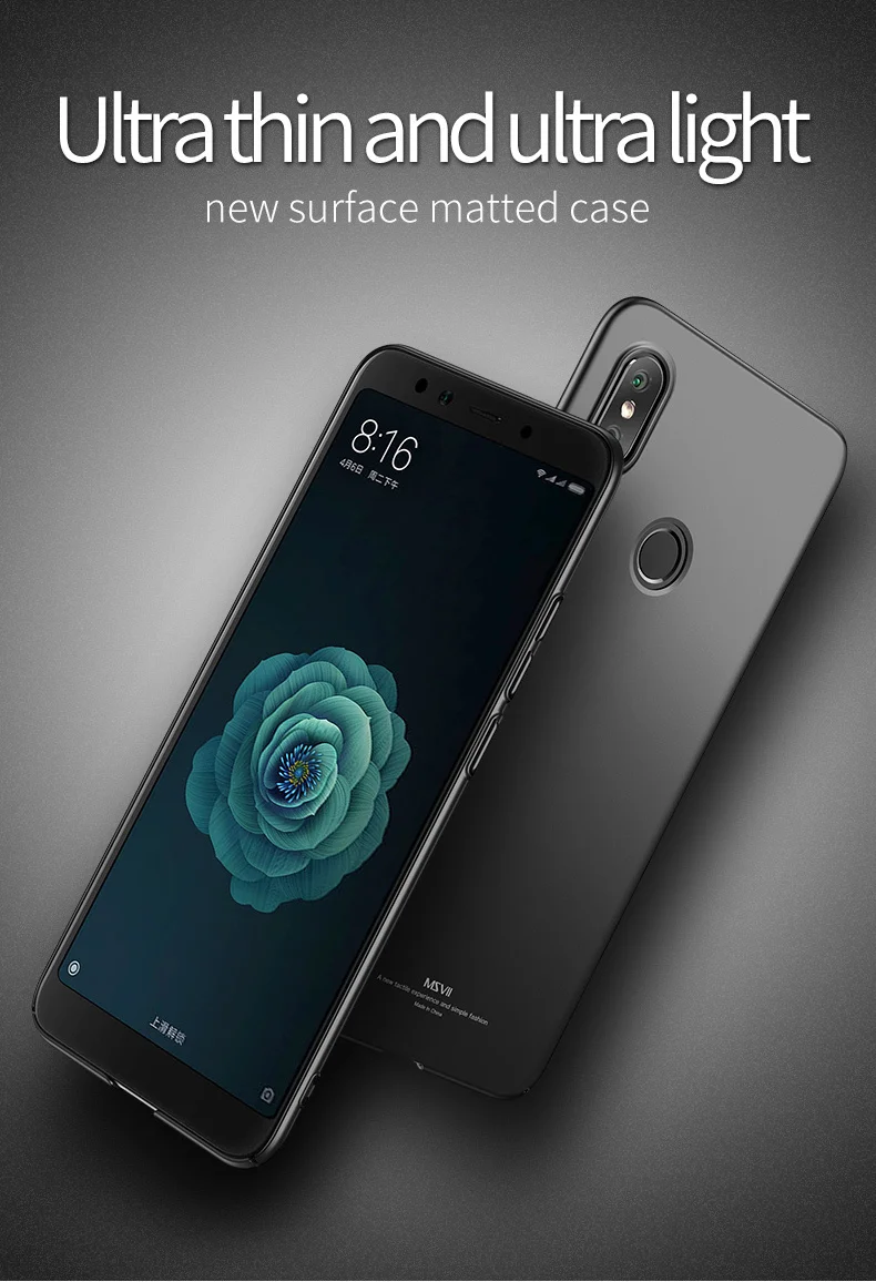Чехол MSVII для xiaomi mi A2 lite, Роскошный чехол для xio mi A2, жесткий защитный чехол из поликарбоната, чехол для телефона xiaomi mi 6X A2