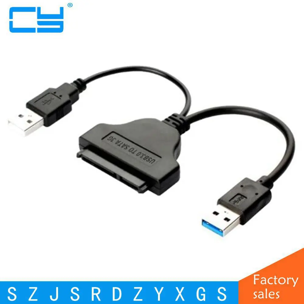 Новый высококачественный USB 3 0 для SATA 22P 2 5 &quotадаптер жесткого диска с usb кабелем