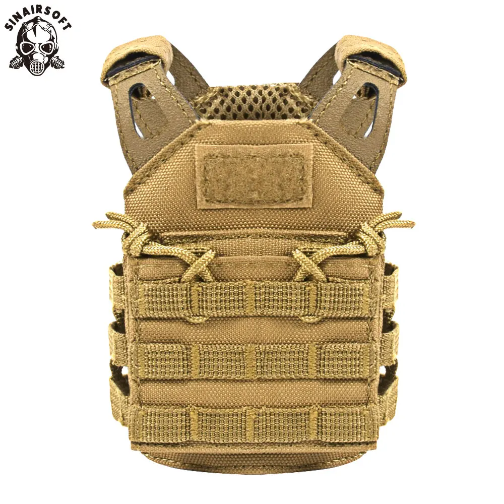 koozie военный Molle мини JPC Тактический Жилет Охотничий Открытый регулируемый пояс журнал орнамент кулон США