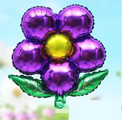 18 = 45CM Mylar Aluminum Foil Balloons | Flower Balloon for Wedding Party Decoration | Decorative Foil Balloon image 5