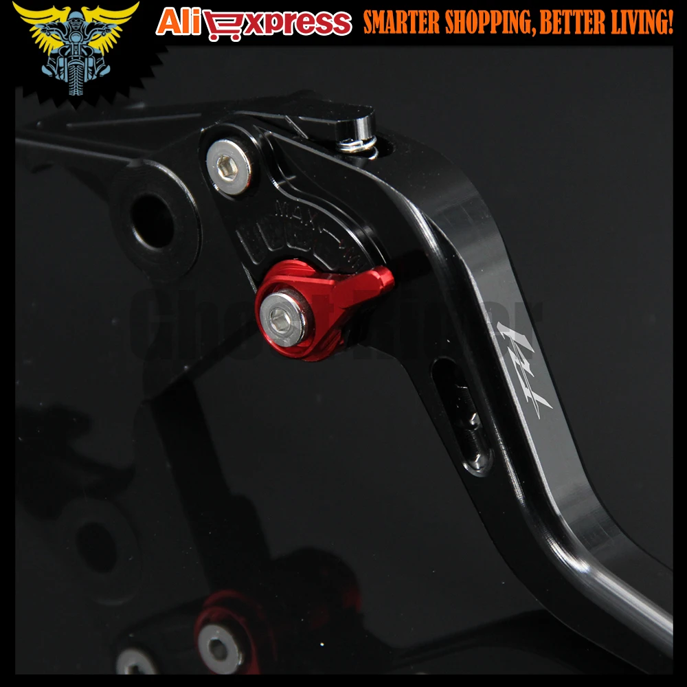 Для Yamaha FZ1 FAZER 2001 2002 2003 2004 2005 лазерный логотип (FZ1) черный CNC регулируемый 2 пальца