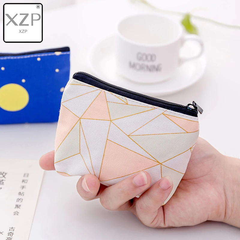 Модный миниатюрный холщовый кошелек XZP для мелочи маленький женский Женский
