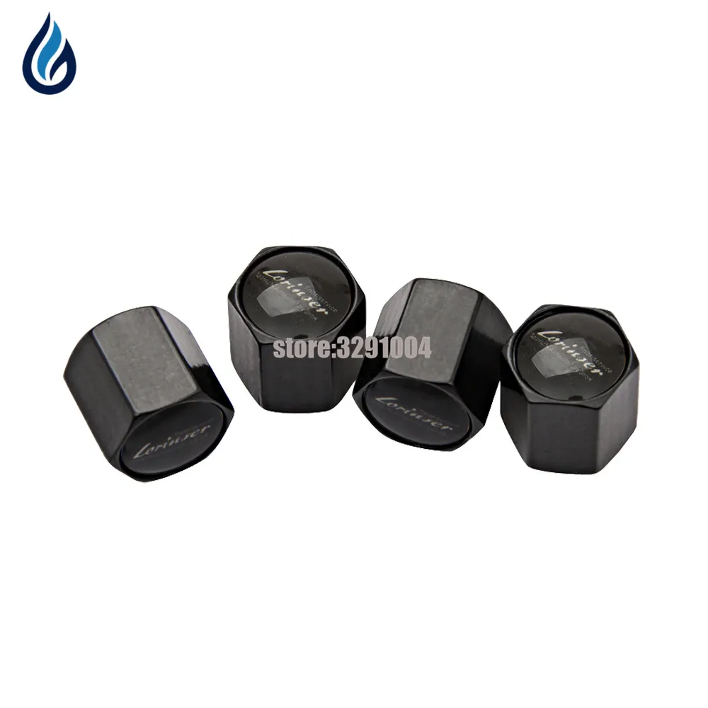 For Mercedes Benz Lorinser Logo Vito Gle Gls Cls Slk Smart Forfour Fortwo W204 W203 W211 W210 Car Wheel Tire Valve Caps Cover