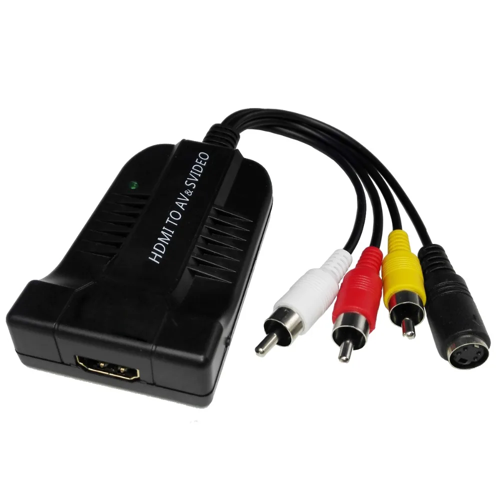 1080p HDMI К AV/S видео адаптер S Video hdmi2av + s CVBS преобразователь hdmi av & свидо rca|hdmi to av|video