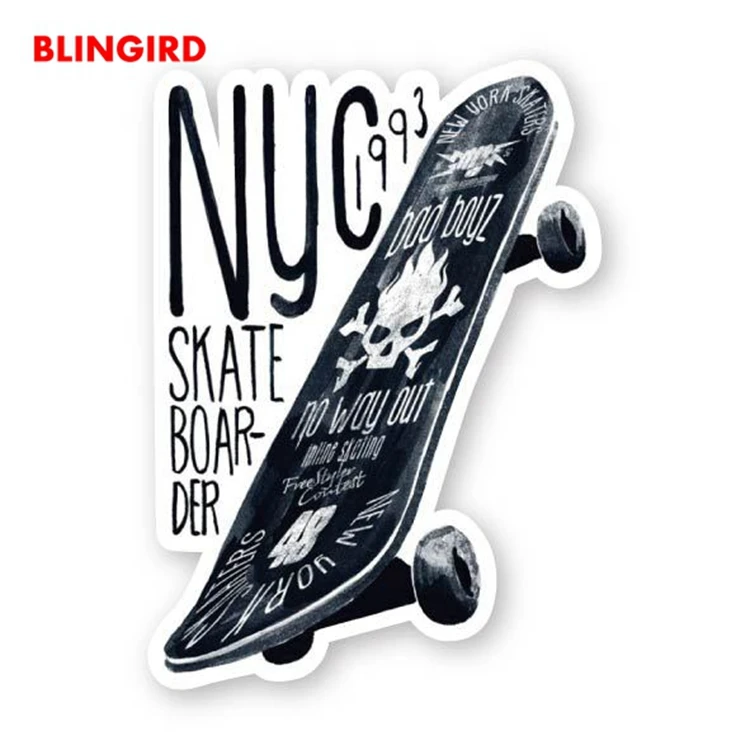 Blingird 1/5 штук охладить скейтборд наклейка граффити Наклейки мотоциклетные для