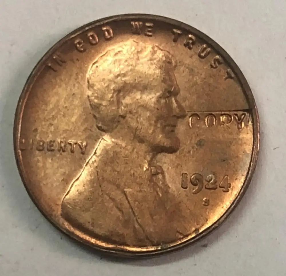 

1924-S Соединенные Штаты 1 Cent «Линкольн-пшеничные уши обратный»