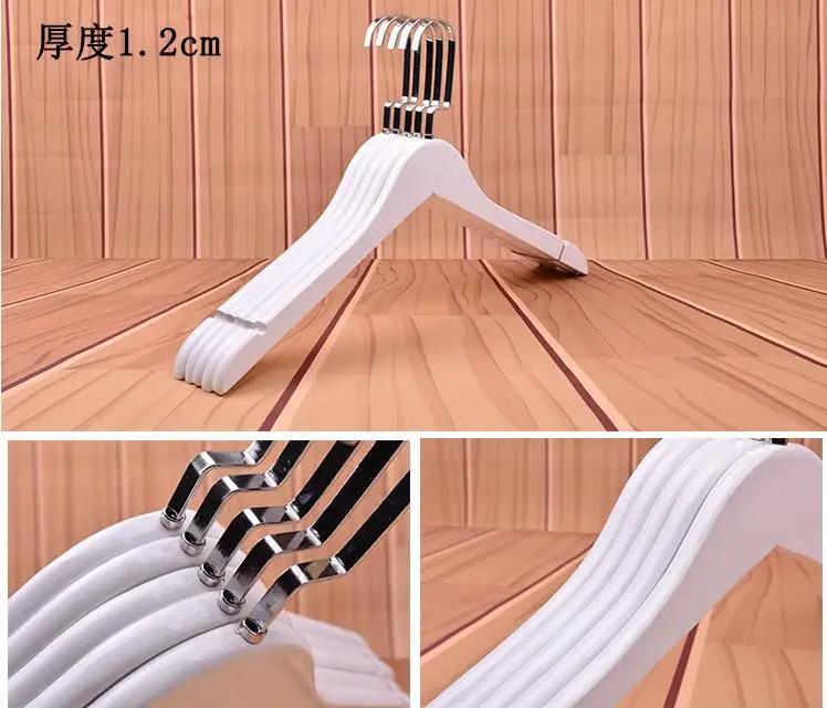 Sainwin 10 шт./лот винтажные деревянные вешалки для одежды с зажимом штанов