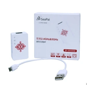 SP WA450M г 2 4 или 5 мини беспроводной маршрутизатор AP ретранслятор Wi Fi Micro USB питание
