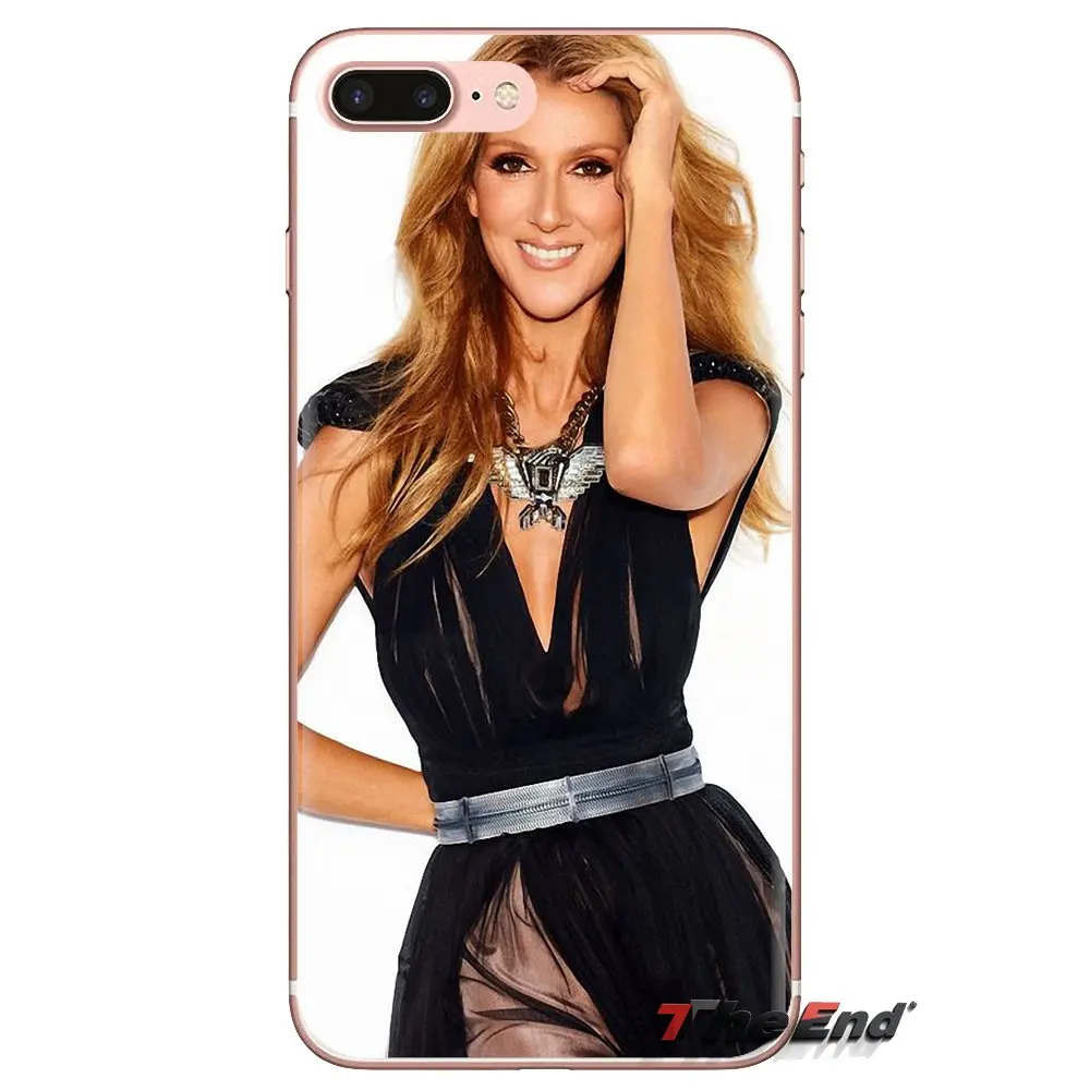 Прозрачный чехол из ТПУ для Samsung Galaxy S3 S4 S5 Mini S6 S7 Edge S8 S9 S10 Plus Note 3 4 5 8 9 Canada Singer Celine Dion