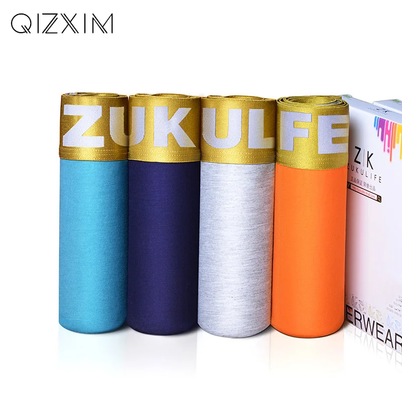 Мужское нижнее белье QIZXIM 2018 мягкие трусы боксеры из модала дышащие с 3D рисунком