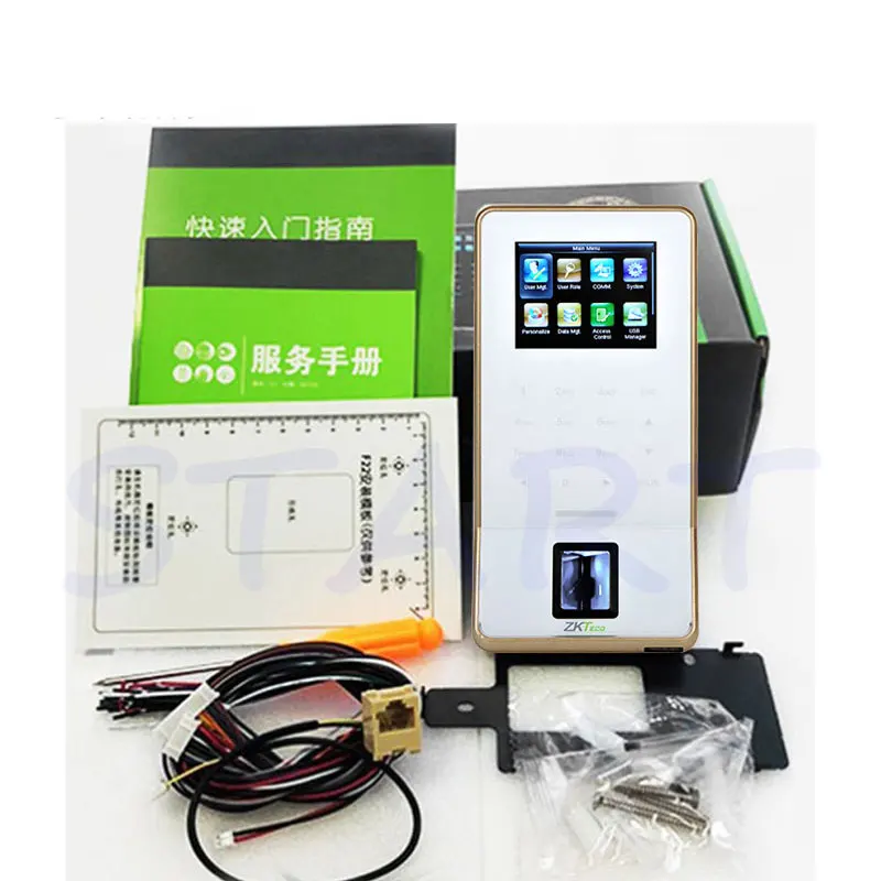 ZK F22 контроль доступа по отпечаткам пальцев и Rfid + Tcp/ip система контроля допуска к