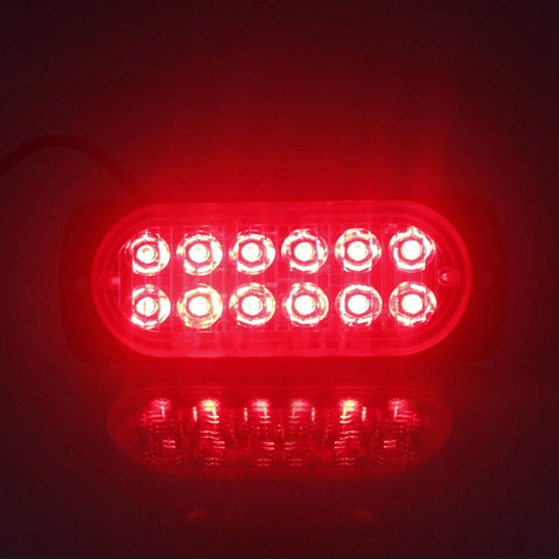 4 шт. Красный 12/Led аварийная вспышка свет автомобиль внедорожник Грузовик