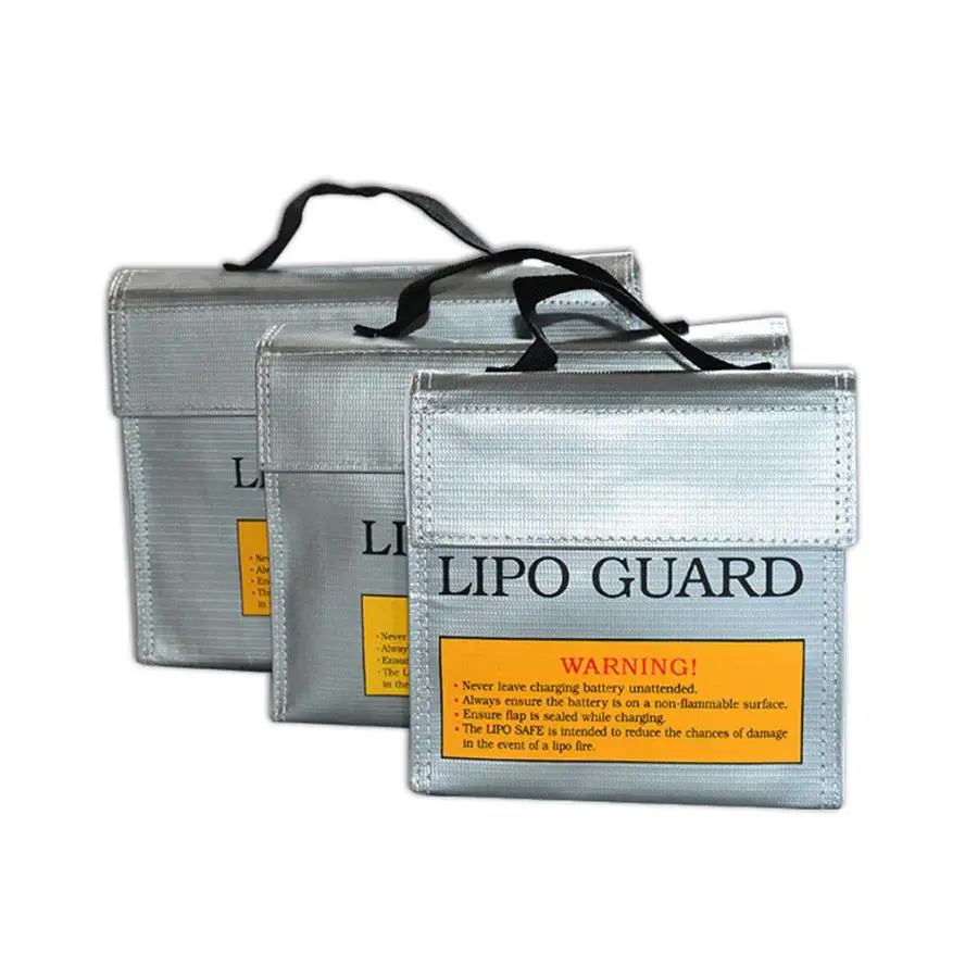 Огнеупорная Защитная сумка для литий полимерного аккумулятора LiPo 240*64*180 мм