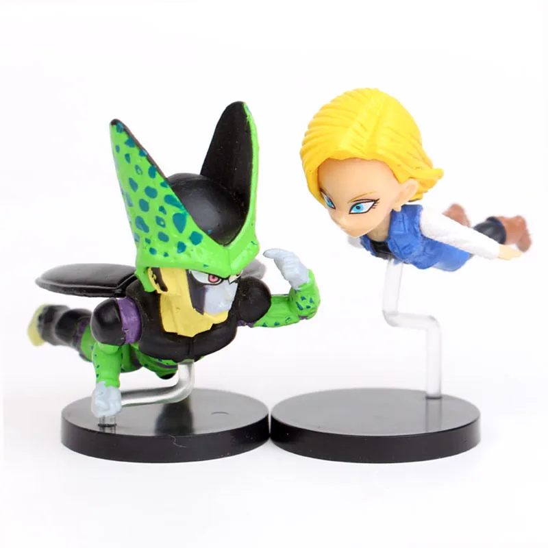 2018 6 шт./компл. Dragon Ball Гоку рисунок игрушки Симпатичные Fly кукла в коротких штанах